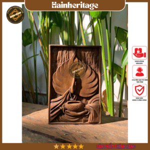 Bức Tranh Bình Bát - Từ Bi, Mộc Decor, Tranh Decor, Trang Trí, Treo Tường, Để Bàn