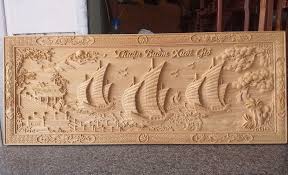 Tranh gỗ thuận buồm xuôi gió mới chế tác