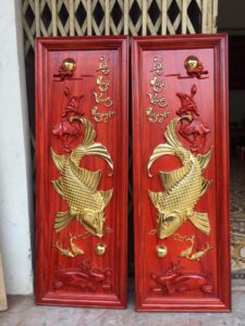 ý nghĩa tranh gỗ lý ngư vọng nguyệt